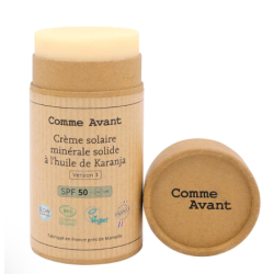 Comme avant Crème solaire...